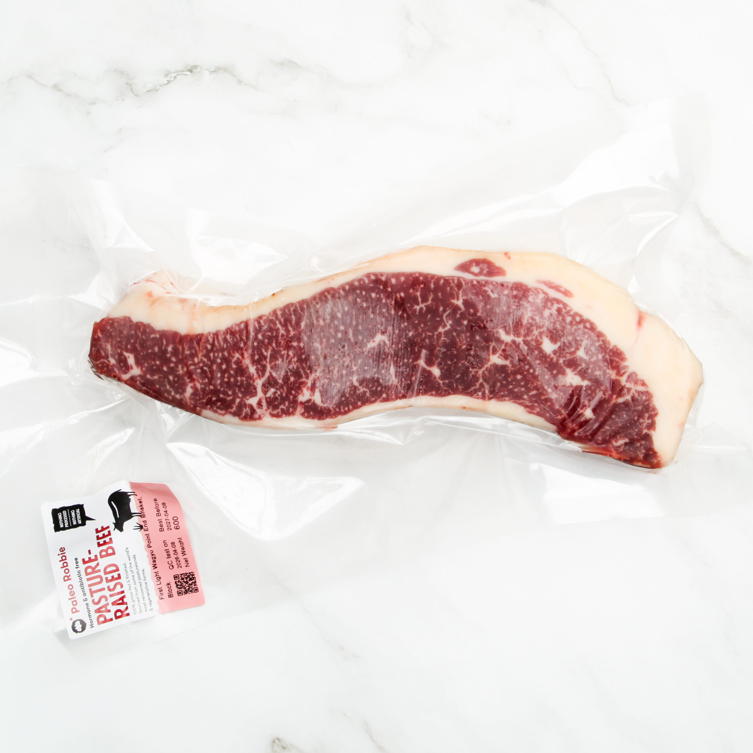 First Light Wagyu Point End Brisket, Block